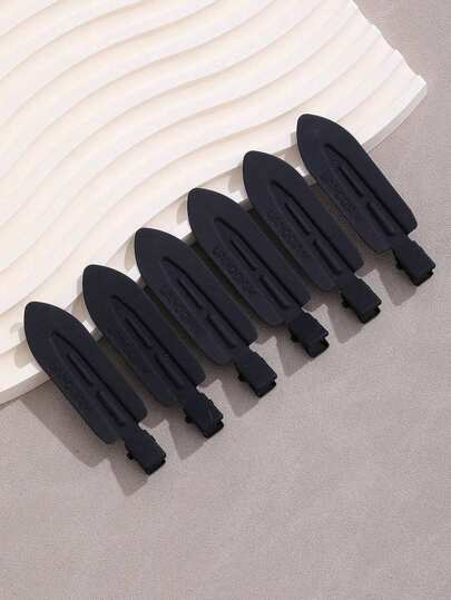 6pcs Metal U-Shaped Hair Clips, Salon Hairdressing Tool Accessories, Suitable For Students, Travel, Holidays, Women Hair Accessories, Ponytail, Blow Dryer, Haircutting, Hairstyling Tools