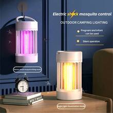 USB Powered Mosquito Repellent Lamp, Insect Killer Lamp, Mosquito Trap Lamp. Can Be Hung Up, Portable And Compact. Ultraviolet Wavelength Technology, 360-Degree Ring-Shaped High-Voltage Electric Shock. Two Lighting Modes (Mosquito Repellent & Trap, And Night Light) Suitable For Bedroom, Dorm, And Outdoor Camping. An Essential Mosquito And Insect Repelling Device For Summer. - Nhiều màu - Xem 2