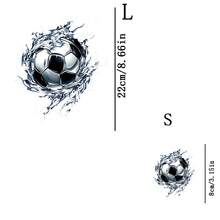 1pc/2pcs/3pcs Football Heat Transfer Patches, Ironing And Washable, Applicable To T-Shirts, Jeans, Sweaters, Handbags, Pillows, Cushions - 3PCS-s - View 4