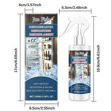 jakehoe 100ml/120ml/Agente descongelante para refrigerador, limpieza del hogar, adecuado para refrigerador, congelador, compartimento del congelador, eliminación de hielo del parabrisas del automóvil, mantiene las superficies vidriadas limpias como nuevas. 1 pieza/3 piezas/6 piezas/12 piezas/20 piezas/Tabletas de limpieza de refrigerador, limpieza del hogar, regalo perfecto para amigos y familiares durante las vacaciones, limpieza profunda de las grietas del congelador, eliminación de sarro y olor, tabletas de limpieza efervescentes (modelos nuevos y antiguos enviados al azar, embalaje del producto actualizado continuamente, use con confianza) - Líquido/Sólido - Ver 16