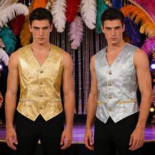 Men Cosplay Clothing - Gold - View 3