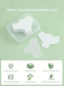 Wet Nose Compressed Cotton, Special Nose Face Mask Paper For Facial Care, Makeup Remover Pads, Moisturizing Nose Strips, Cotton Pads, Disposable Nose Face Mask Patches - Multicolor - View 3