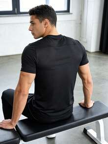 Nike M NK DF PARK VII JSY SS Men's Short Sleeve Athletic Apparel Basketball Casual Crew Neck T-Shirt, Running Training IB8640-010 - Black - View 2