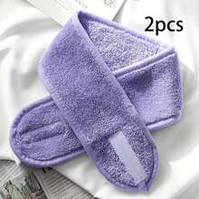 1pc Adjustable Spa Headband Facial Spa Makeup Head Band Yoga Bath Shower Headwear Hair Styling Accessories Back To School Hair - 彩色 - 查看 9