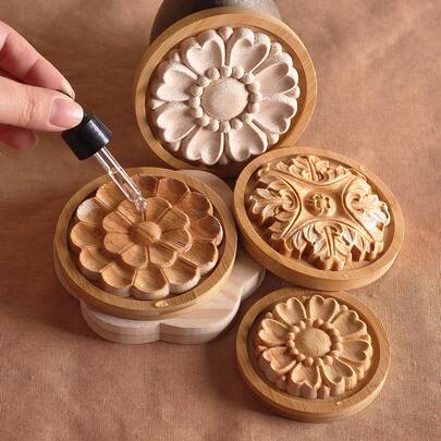 可爱木质装饰/香氛被动式空气扩散器，适用于家居鞋架、衣柜、壁柜等，无需加水即可散发香气，是一款独特的精油扩散器（不含香氛）。