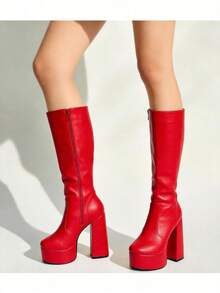 Women Ankle Boots & Booties - Red - View 5