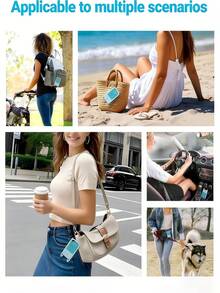 1pc Cute Silicone Protective Case, Compatible With Touchland Hand Sanitizer Spray (Fits 1 Fl Oz), Keychain Holder, Silicone Protective Cover For Power Mist And Glow Mist Hand Sanitizer Sprayers, 1 Fl Oz Capacity - one-size - View 7