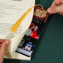 Ice Hockey CP Theme Acrylic Bookmark - Stadium Elements+Romantic Text Reading Mark Sports Love Readers, Cultural And Creative Enthusiasts First Choice. - Rectangle - View 10