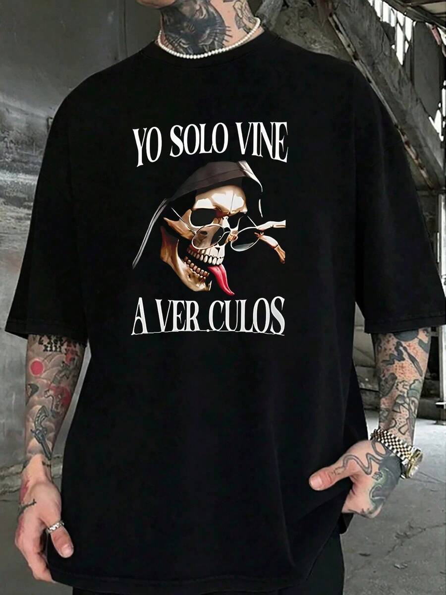 Camisetas para hombres RPSA - Negro - Ver 1