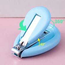 1pc Baby Nail Clipper, Shell Design, Practical Infant Toddler Nail Cutter, & Easy To Use, Suitable For Children & Teenagers - Multicolor - View 4