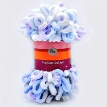 1/4 Pcs 8m Soft Circle Yarn, Thick Yarn For DIY Knitting Dolls, Bags, Sweaters, Blankets, 100g Per Piece - Multicolor - View 74