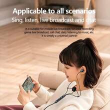 Ear Monitor Headphones With Mic Karaoke HiFi Wired Headset Built-In Sound Card Bass Dynamic Earphone Noise-Cancelling, Bluetooth Live KTV Earphones With DJ Sound Console System,3 Channel Audio Mixer(Bluetooth,Wired,Microphone) For Live Singing,Life Live,Personal Singing Practice - Multicolor - View 6