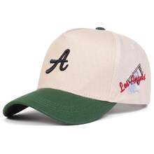 Gorras de béisbol Unisex con bordado de Los Ángeles, gorras informales ajustables para exteriores, gorra deportiva con protección, primavera y otoño PELE - beige - Ver 12