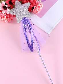Magical Wand, Fairy Wand, Flashing Star Fairy Wand, Cartoon Cute Party Performance Props - Multicolor - View 14