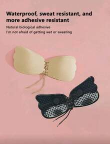 Sujetadores invisibles con forma de mango Copas de sujetador de silicona sin tirantes con efecto - Multicolor - Ver 12