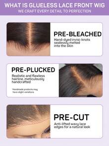 OQ Hair M-Cap 水波纹预剪 9x6 透明蕾丝漂白发结免胶佩戴假发 200% 密度 16-28 英寸真人发丝 细小发结 预拔发际线 无需胶水 自然色 适合新手 日常佩戴 自然美观 适合办公室 派对 千禧风 度假装扮 户外角色扮演 校园 学校 假期 派对 婚礼 节日 情人节礼物 女士 - SNatural - 查看 7