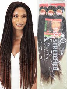 3PCS 32-Inch Pre-Stretched Braiding Hair - Smooth Yaki Texture, Flame Retardant Synthetic Fiber For All Women - Multicolor - View 11
