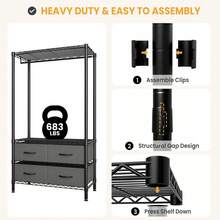 Coat Racks - Black - View 6