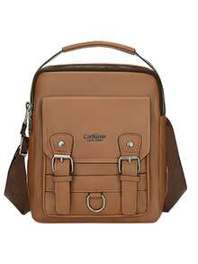 New Style Of Retro Men's Shoulder Bag, High-End And Fashionable Crossbody Bag For Middle-Aged And Elderly Men, Men's Crossbody Small Bag. - Multicolor - View 10