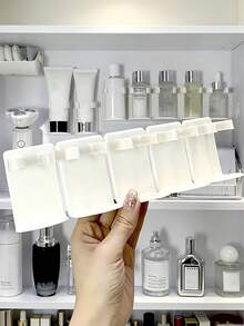 Wall Mounted Cosmetics Storage Rack For Bathroom Organization - No-Drill Installation Hanging Shelf For Kitchen & Bathroom Organization Spice Jar Storage Shelf Room Home Bathroom Decor Bathroom Kitchen Dorm Room Essentials College - Multicolor - View 2