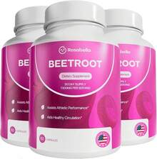3PCS Rosabella Organic Beet Root 60 Capsules Dietary Supplement  Pure Natural - 1 - View 7