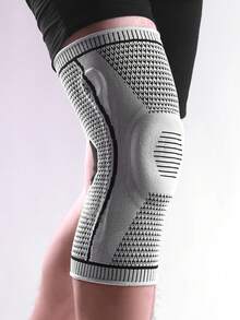 Đai bảo vệ đầu gối unisex có miếng đệm gel bảo vệ xương bánh chè và hỗ trợ hai bên, ống bó đầu gối nén dành cho thể thao và tập luyện. - Nhiều màu - Xem 8