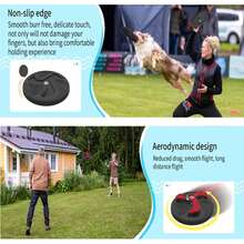 1 Juego de juguete Boomerang volador, accesorios para exteriores, Boomerang interactivo, juguetes para exteriores, suministros para mascotas, juguetes de entrenamiento para perros U9UJ - Bumerang - Ver 6