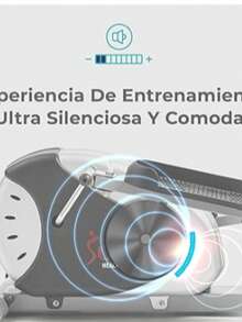S unny H ealth & Fitness Máquina Elíptica de Stepper Legacy, Entrenador de Cuerpo Completo con Transmisión por Correa Magnética Hiper Silenciosa, Opcional con Conexión a la App SunnyFit - Gris Oscuro - Ver 6
