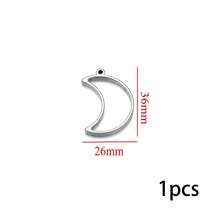 1/5件 304不锈钢PVD镀金心形方形UV树脂硅胶模具耳环底座吊坠连接器珠宝制作 - 彩色 - 查看 21