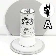 1枚黑色猫咪印章，8种不同的猫咪图案，易于使用，适合剪贴簿、DIY手工制作 - 單件 - 查看 14