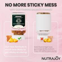 MONTUE Gomitas Premium Feminine Balance para Mujeres - probioticos vaginales femeninos,Probióticos para la Salud Femenina que fortalecen el pH y el sistema inmunitario,bajar de peso, sabor a piña hawaiana - 60 unidades - sabor a piña hawaiana - Ver 8