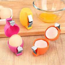 Egg Beater, Egg Shell Opener, Egg Separator, Home Kitchen Baking Tool - Multicolor - View 2