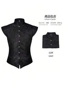 Men Cosplay Clothing - Black - View 6