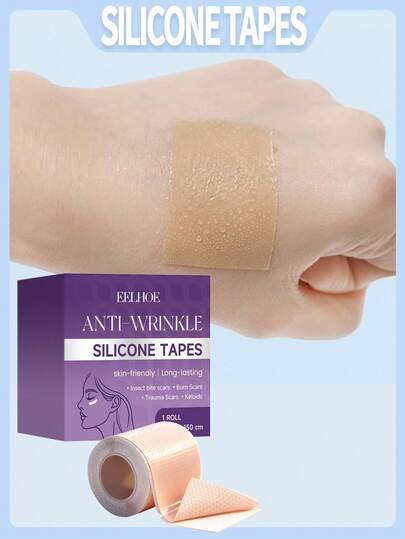 EELHOE 1 Box Containing 1 Roll Of 4cm*150cm Silicone Scar Covering Tape. These Scar Cover Tapes Are Comfortable, Soft, Gentle On The Skin, And Skin-Friendly With No Irritation, Very Suitable For Daily Body Care, And Convenient To Carry.