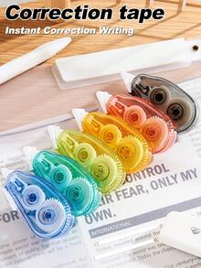Correction Tape 3/6/12 PCS, For Smooth Error Covering, School Exams & Office Documents, Suitable For School And Office Household Items Back To School - Sets - View 6