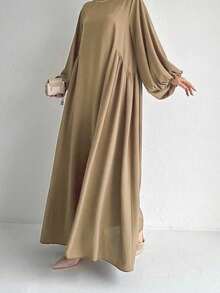 1pc Women's Breathable Soft Fabric Hijab, Suitable For Daily Wear And Prayer - Multicolor - View 2