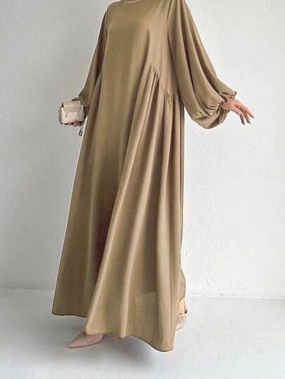 1pc Women's Breathable Soft Fabric Hijab, Suitable For Daily Wear And Prayer