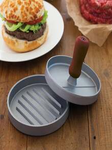 必备神器！汉堡肉饼制作器（自制汉堡的终极利器）。专为轻松快捷地制作自制汉堡而设计。有了它，您可以轻松做出完美的汉堡肉饼。操作简单，让自制汉堡更有趣、更便捷。家庭烹饪爱好者的福音！ - 彩色 - 查看 6