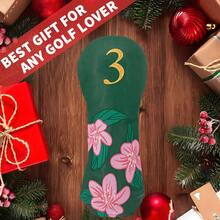 Peony Golf Set, Golf Club Head Cover; Golf Accessories, Made Of Dust-Proof And Durable Material, Providing Optimal Protection For Golf Clubs - Multicolor - View 4