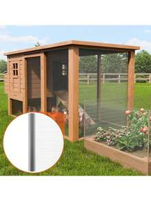 Hardware Cloth, 1/4 Inch 48in X 50 Ft 23 Gauge, Hot Dipped Galvanized Wire Mesh Roll, Chicken Wire Fencing, Wire Mesh For Rabbit Cages, Garden, Small Rodents - 銀色 - 查看 9