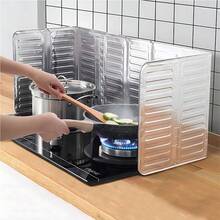 Splash Guard, Oil Splash Baffle For Kitchen Gas Stove, Heat Insulation Supplies, Household Stove Aluminum Foil Heat Shield - Multicolor - View 2