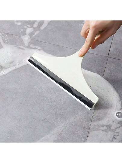 1 Pc Budget-Friendly Soft Rubber Glass Squeegee | Non-Slip Grip Streak-Free Water Removal | Easy To Clean & Store Shatterproof | Multi-Purpose Cleaner For Windows Floors Bathroom Tiles | Practical Home Bathroom Essential,Valentine's Day,Wedding,Birthday Decroations,Kitchen Accessories