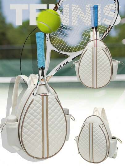 New Lightweight Backpack, Fashionable Casual Style, Large Capacity, Multifunctional Storage Bag, Waterproof, Suitable For Commuting, Tennis Racket, Shoulder Bag