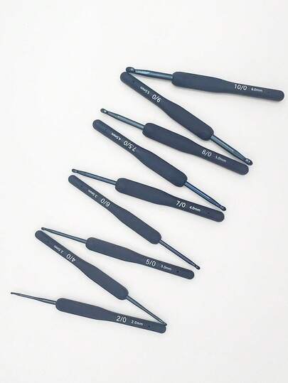 9-Piece Beginner Crochet Kit - Full Set Of Hooks, Yarn, Patterns, Accessories - DIY Knitting Craft, Multi-Size 2.0mm, 2.5mm, 3.0mm, 3.5mm, 4.0mm, 4.5mm, 5.0mm, 5.5mm, 6.0mm