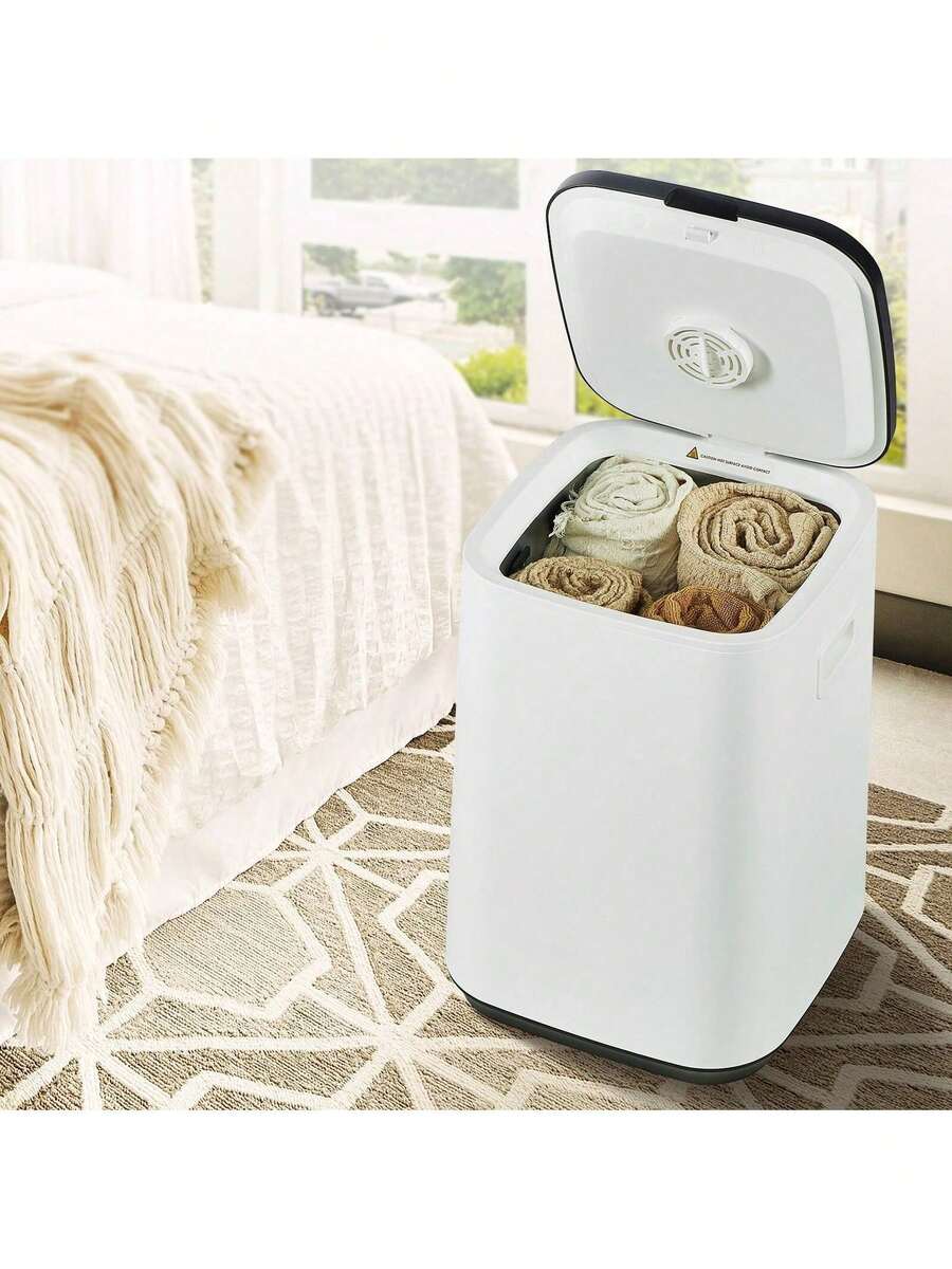 Towel Warmer 20L Towel Warmer Bucket With 24h Delay Timer 204060 Min Auto Shut Off Child Lock LED Screen & U-Shaped Light Large Towel Warmer For Bathroom Spa Bathrobe Blanket & Pajama - White - View 1