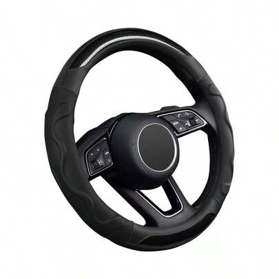 Cuatro estaciones GM 3D antideslizante tridimensional cubierta del volante del automóvil transpirable antideslizante tipo D universal