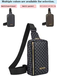 New Style Mobile Phone Fashion Retro Chest Bag Crossbody Bag Casual Sports Small Bag Lightweight Men's Simple Slanted Crossbody Bag Single Shoulder Bag - Multicolor - View 1
