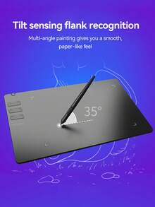 CLUBLU 1 Pc Digital Tablet OTG Computer Handwriting Tablet With Mobile Phone Drawing Tablet Battery-Free Stylus With 8 Replacement Pen Heads,Christmas Birthday Gifts For Girls Or Boys - Black - View 5