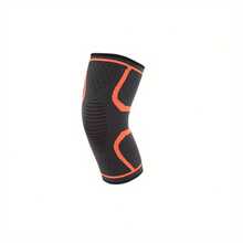 1pc Elastic Sports Fitness Knee Pad - Orange - View 6
