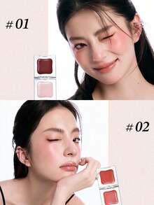 Little Ondine 01 Dual-Effect Lip & Cheek Balm, Moisturizing & Lightweight Texture, Creates Natural Makeup Look, Bright & Natural, Compact & Portable, Excellent Moisturizing Effect, Can Be Used As Lip Gloss And Blush, 3.8g/0.13oz - 01DUAL EFFECT LIP and CHEEK BALM - View 4